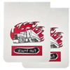 BST BSSP 2PCS Universal 24"x30" Mudflaps, White Straight Splash Guard