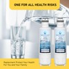 HX2019F-A HX2019FR-A Water Filter Replacement, Compatible With Hisense HRM260N6TSE, HRFD560SW,