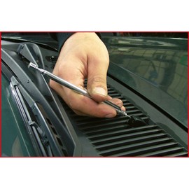 KS Tools 550.1001 2 in 1 Telescopic magnetic lifter, 150-675mm