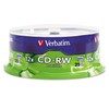 Verbatim CD-RW 700MB 2X-12X Rewritable Media Disc - 25 Pack