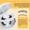 2 Pares Pestañas Magnéticas Natural Reutilizables + Aplicador Aspecto Natural