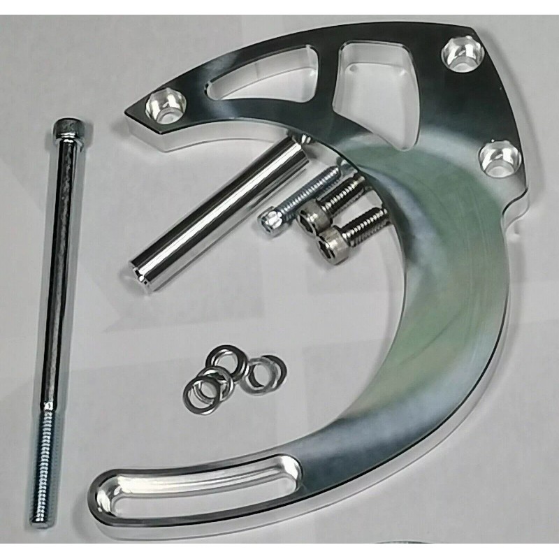 CNCRSR Small Block Chevy Alternator & Power Steering Brackets Combo