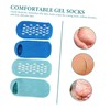 WOONEKY 2pairs Moisturizing Gel Socks of Comfortable Foot Masks for
