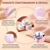 3 Rolls Pink Thank You Stickers Small Business, of 360