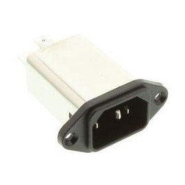 IEC Inlet, Filtered, 1A, Filtered IEC Power Entry Modules, Qty X 1 | FN9222R-1-06