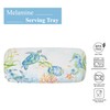 UPware Sea Life Serenade Melamine Serving Tray, 15 x 6.5