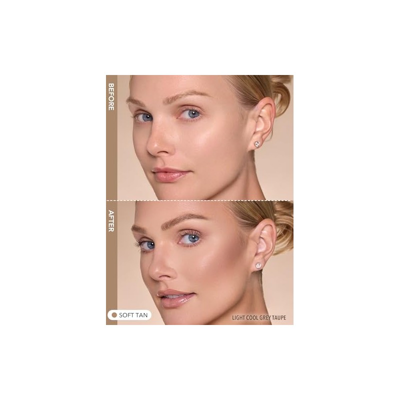 SHEGLAM Dúo De Contorno Líquido Precision Sculpt - Bronceado Suave