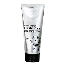 Elizavecca Milky Piggy Elastic Pore Charcoal 5% Cleansing Foam 120ml / black mask face pack / charcoal cleansing / wash off face wash
