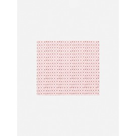 Marimekko Muija Placemat, 13.8 x 15.7 inches (35 x 40 cm), Women's 52 1 52259473843 F, Light Pink x Maroon
