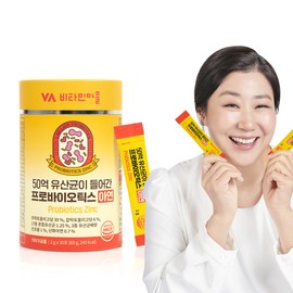 Vitamin Village Probiotics Zinc containing 5 billion lactic acid bacteria 30 sachets, 1 pack / 비타민마을 50억 유산균이 들어간 프로바이오틱스 아연 30포, 1개