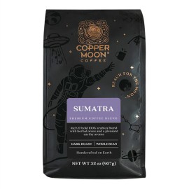 FixtureDisplays Copper Moon Sumatra Blend Whole Bean Coffee 2 lb. - 4/Pieces WS-110CMWBSMTR