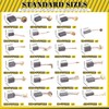 Mardatt 69Pcs 23 Sizes Electric Motor Carbon Brushes Replacement for