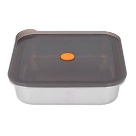 316 Stainless Steel Food Storage Container Vacuum Sealed Metal Food Keeping Bento Box for Refrigerator 1200ml