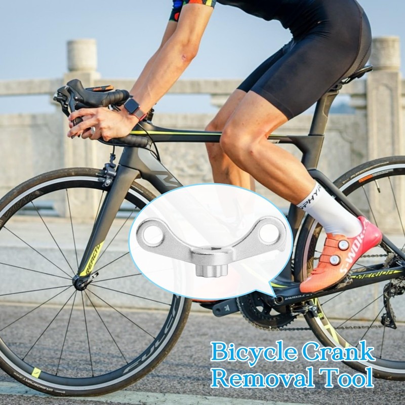 Yiqicomle Bike Crank Removal Tool Crank Adjusting Cap Extractor Compatible