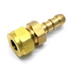 Qc British Made 10mm COMPRESSION FITTING TO LPG FULHAM NOZZLE