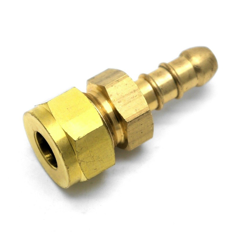 Qc British Made 10mm COMPRESSION FITTING TO LPG FULHAM NOZZLE
