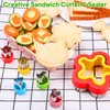 12 Pack Sandwich Cutter and Sealer Set Crustable Bread Decruster