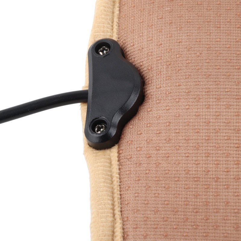 Square Car Seat Heating Pad With Plush Cover 12V Car