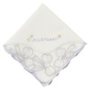 Jill Stuart 09101208 Handkerchief Women's Embroidered Handkerchief, Women's Ribbon Pattern,