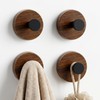 Suction Cup Hooks for Shower, No Drill Adhesive Rustic Bathroom