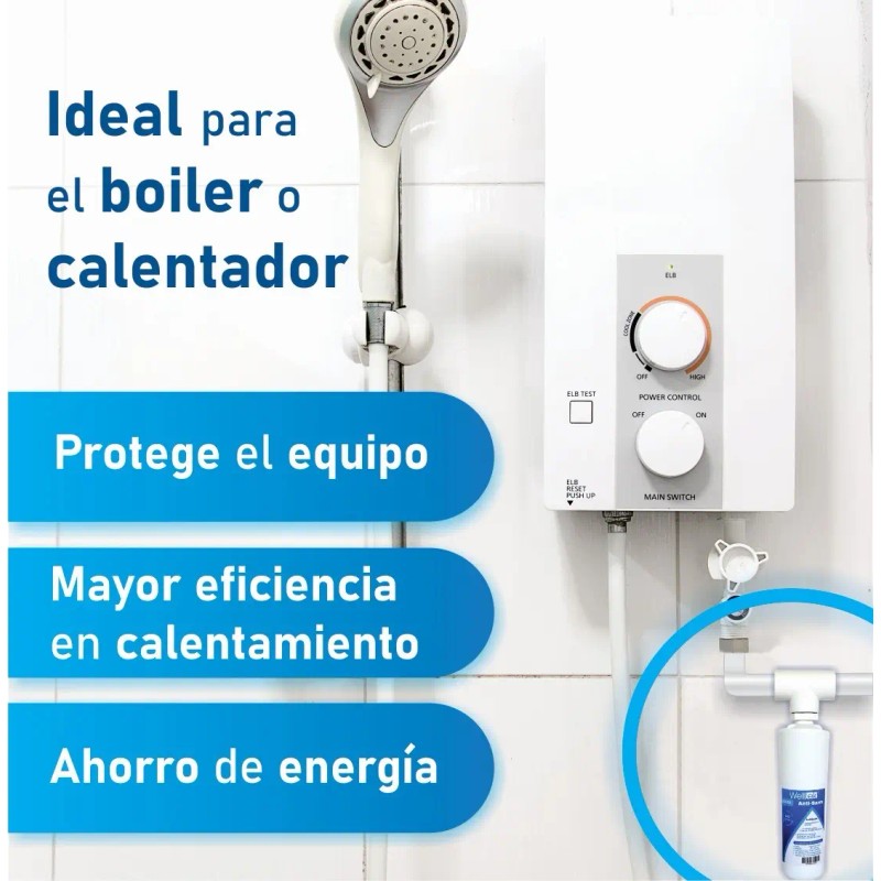 Filtro Antisarro Para Casa Tubería Y Boiler Polifosfatos