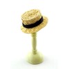 Melody Jane Dollhouse Men's Straw Hat Handmade Accessories
