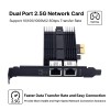 Intel 2.5G PCIE RJ45 Port Network Card Gigabit Ethernet LAN