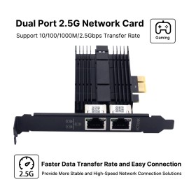 Intel 2.5G PCIE RJ45 Port Network Card Gigabit Ethernet LAN Adapter Intel I226 chipset