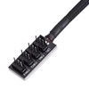 Bewinner 4-Pin PWM Fan Hub, 4-Pin Macho para CPU Fan