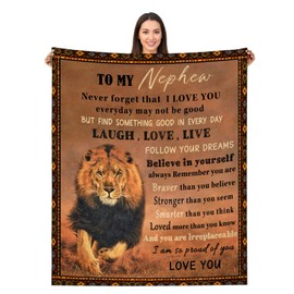 Nephew Blanket, Nephew Gifts from Auntie, Gifts for Nephew, Valentine's Day Gifts for Nephew 50"×60"