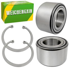 WEICHENGXIN 2pcs Rear Wheel Bearing Kit Fit for Kawasaki ATV/UTV Brute Force 650 4x4i 750 Mule Parts 3000 3010 3020 4000 4010 TERYX 750 4x4 2001-2023 (includ Circlip x 2)