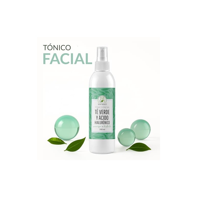 Productos Mart Mexico Tónico De Té Verde Con Ácido Hialurónico