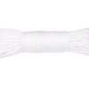 WedDecor 2mm White Nylon Braided Cord, 50 Meters - Ideal