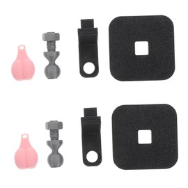 MAGICLULU 2pcs Mini Trailer Hitch Ball Cover Easy to Install Towing Accessory for Truck Exterior Unique Design with Mini Nuts for Vehicle Tow Bar Protection