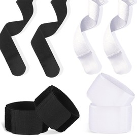 4 Pairs Shin Pad Holder Football Shin Pads Holder Shin Pad Holder Children Non-Slip Fastening Strap for Football Playing Cycling Running Mountaineering Yoga