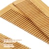 COM-FOUR® 10 x Bamboo Hair Comb - Wooden Comb -