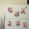 POETRYDRAW 6 Pcs Diamond Painting Magnets Special Shape Hummingbird Diamond