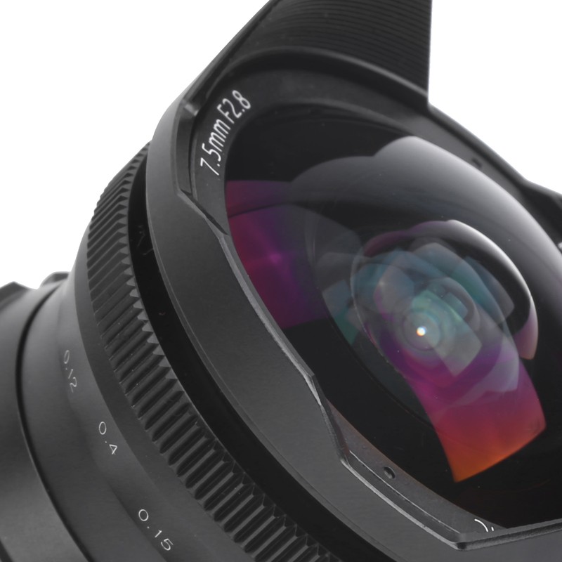 7.5mm F2.8 FX Mount Ultra Wide Angle Fisheye Scenery Lens