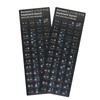 2Pcs Korean Keyboard Stickers for PC Computer Laptop Desktop Keyboard,