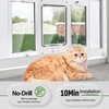 Full-Size Window Pet Door for Cat&Small Dog, Fits 36"- 40"