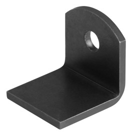 heneng 10 Pcs Weld Tab Bent with 3/8" Hole, Trailers Weld-On Steel Angle 90 Degree Tab L Brackets, 1-1/2" x 1-5/8" x 1-5/8", 5/32" Thick