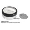 20mL THICK WALL Empty SMALL PLASTIC SIFTER JAR with Black