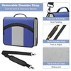 MoKo Zipper Binder, 3 Inch 3 Ring Binder with 600