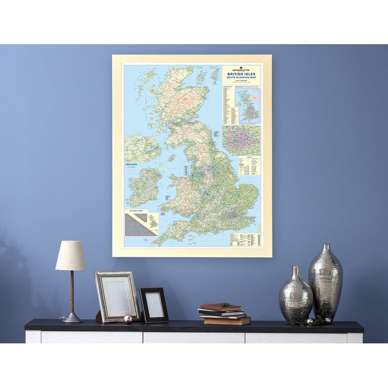 British Isles Road Map Jigsaw Puzzle 1000pc