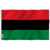 Anley Fly Breeze 3x5 Foot Afro American Flag - Pan-African
