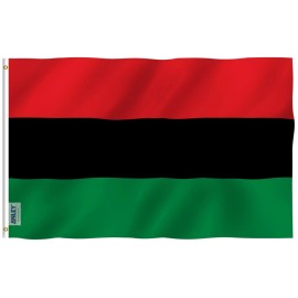 Anley Fly Breeze 3x5 Foot Afro American Flag - Pan-African Flags Polyester