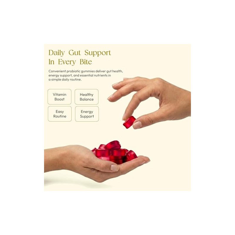 Feel Amazing Gut Health Probiotic Gummies - with 1 Billion