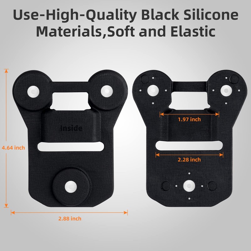 OmniMaster Body Camera Magnet Mount, Universal Magnetic Suction Back Clip