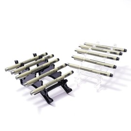 Acrylic Pen Display Rack, Set of 2, Pen Holder, Arched Pen Holder, Pencil Holder, Office Desk Organizer, Pen Holder, Pen Display Organizer, Pen Display Stand, Pen Holder