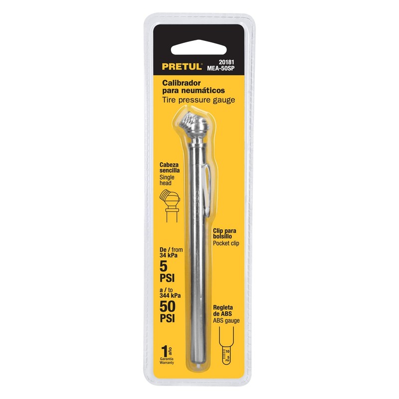 Pretul MEA-50SP, Calibrador de presión, cabeza sencilla, 14 cm